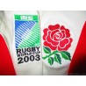 2003 England Rugby 'World Cup' Nike Home L/S Shirt