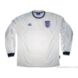 1999-01 England Umbo Home L/S Shirt