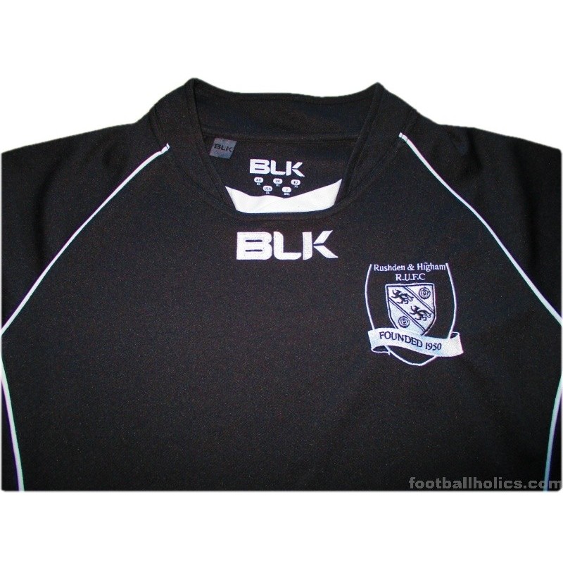 2014-15 Rushden & Higham RUFC BLK Player Issue Home Shirt