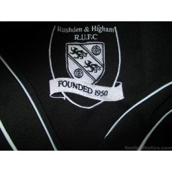 2014-15 Rushden & Higham RUFC BLK Player Issue Home Shirt