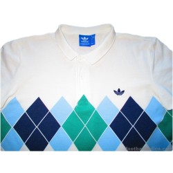 1982-84 Adidas Originals 'Ivan Lendl' Tennis Argyle Polo Shirt