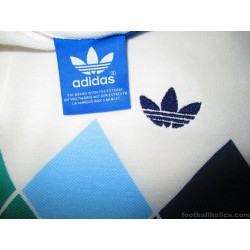 1982-84 Adidas Originals 'Ivan Lendl' Tennis Argyle Polo Shirt