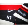 2013-14 Saracens Rugby Nike Polo Shirt Player Issue 'RT'