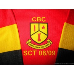 2008-09 CBC Monkstown Rugby O'B Sport Home Shirt Match Worn #19