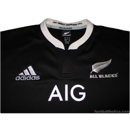 2013-14 New Zealand Rugby Adidas Pro Home Shirt