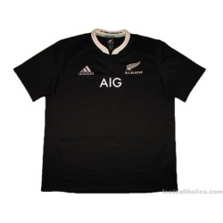 2013-14 New Zealand Rugby Adidas Pro Home Shirt