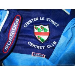 2004-06 Chester-Le-Street CC Surridge One Day Shirt Match Worn Taylor #77