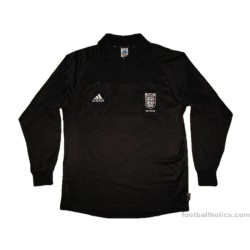 2002-04 The Football Association Adidas Match Worn Referee L/S Shirt