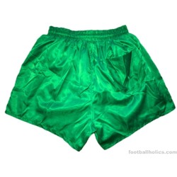 1980s Adidas Vintage 'Trefoil' Green Nylon Shorts