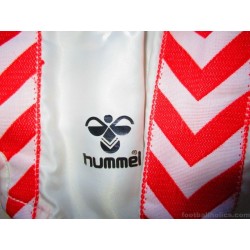 1980s Hummel Vintage White Nylon Shorts