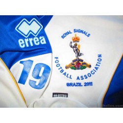 2011 Royal Signals FA Errea Training Shirt Player Issue #19