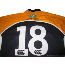 2006-08 Buccaneers Rugby Canterbury Home Shirt Match Worn #18