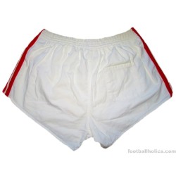 1970s Adidas Vintage 'Trefoil' White Cotton Shorts