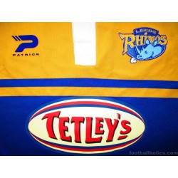 2005 Leeds Rhinos Rugby League Patrick Pro Home Shirt