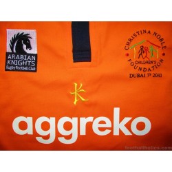 2011 Arabian Knights RFC 'Dubai 7s' Kukri Home Shirt Match Worn #17