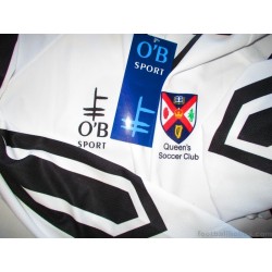 2006-08 Queen's Soccer Club O'B Sport Home Shirt Match Issue #18 *w/tags*