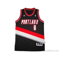2012-17 Portland Trail Blazers Adidas Road Jersey Lillard #0