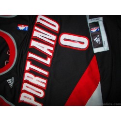 2012-17 Portland Trail Blazers Adidas Road Jersey Lillard #0