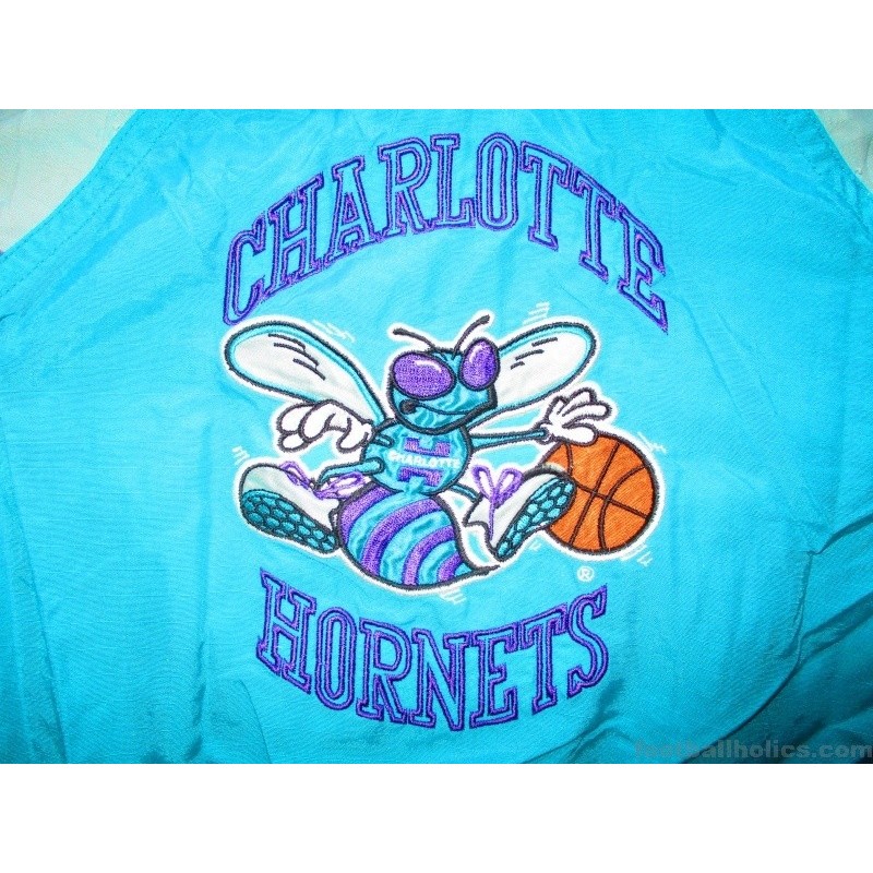 Vintage Starter NBA Charlotte Hornets Hockey Jersey - Depop