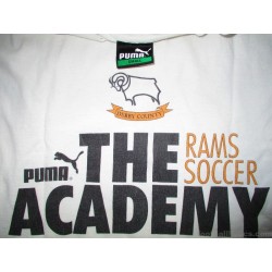 1996-97 Derby County Academy Puma Player Issue Training T-Shirt