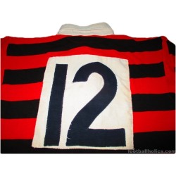 1980s Halbro Vintage Rugby L/S Shirt Match Worn #12