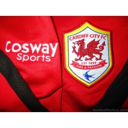 2014-15 Cardiff Cosway Sports Player Issue 1/2 Zip Training Top
