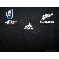 2019 New Zealand Rugby 'World Cup' Adidas Pro Home Shirt