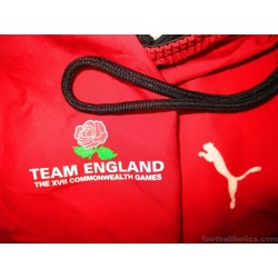 2002 Team England 'XVII Commonwealth Games' Puma Player Issue Running Shorts