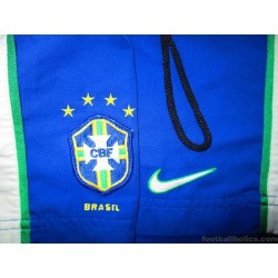 1998-00 Brazil Nike Home Shorts