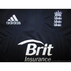 2011 England Cricket Adidas One Day International Jersey