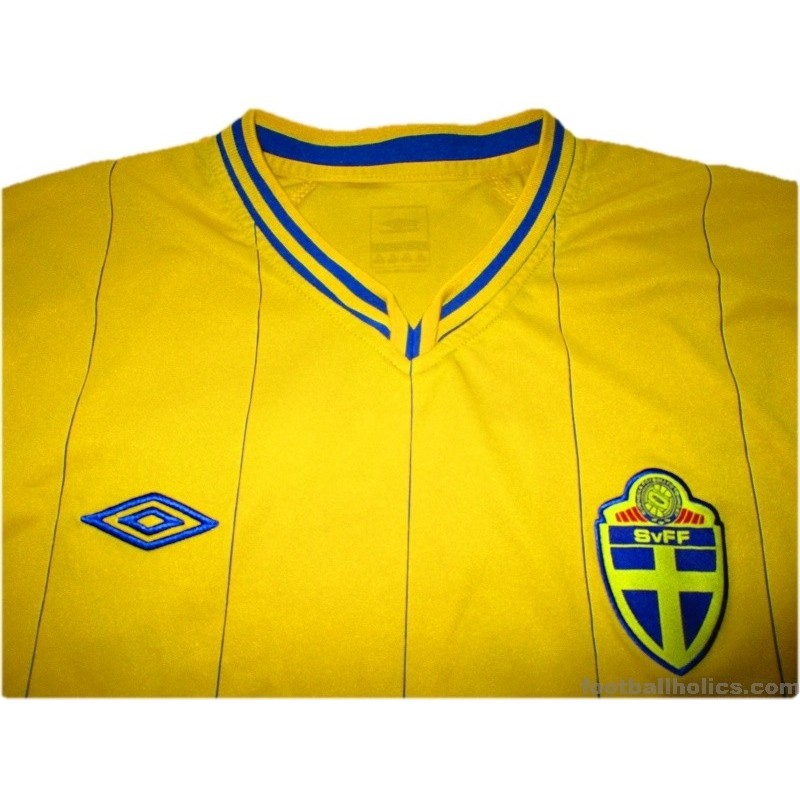 2012-13 Sweden Umbro Home Shirt #47