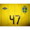 2012-13 Sweden Umbro Home Shirt #47