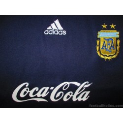 2003-04 Argentina Adidas Player Issue Training Shirt