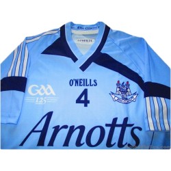 2009 Dublin GAA (Áth Cliath) O'Neills Home Jersey Match Worn Andrews #4