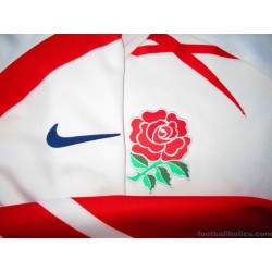 2007-09 England Rugby Nike Pro Home Shirt