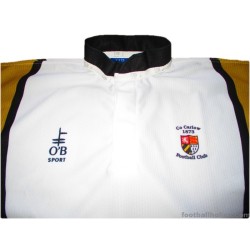 2007-09 Carlow Rugby O'B Sport Away Shirt Match Worn #2