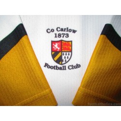 2007-09 Carlow Rugby O'B Sport Away Shirt Match Worn #2