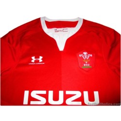 2019-20 Wales Rugby Under Armour Pro Home Shirt