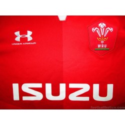 2019-20 Wales Rugby Under Armour Pro Home Shirt