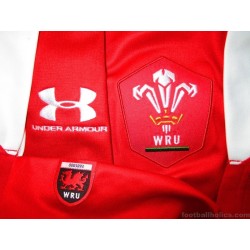 2019-20 Wales Rugby Under Armour Pro Home Shirt