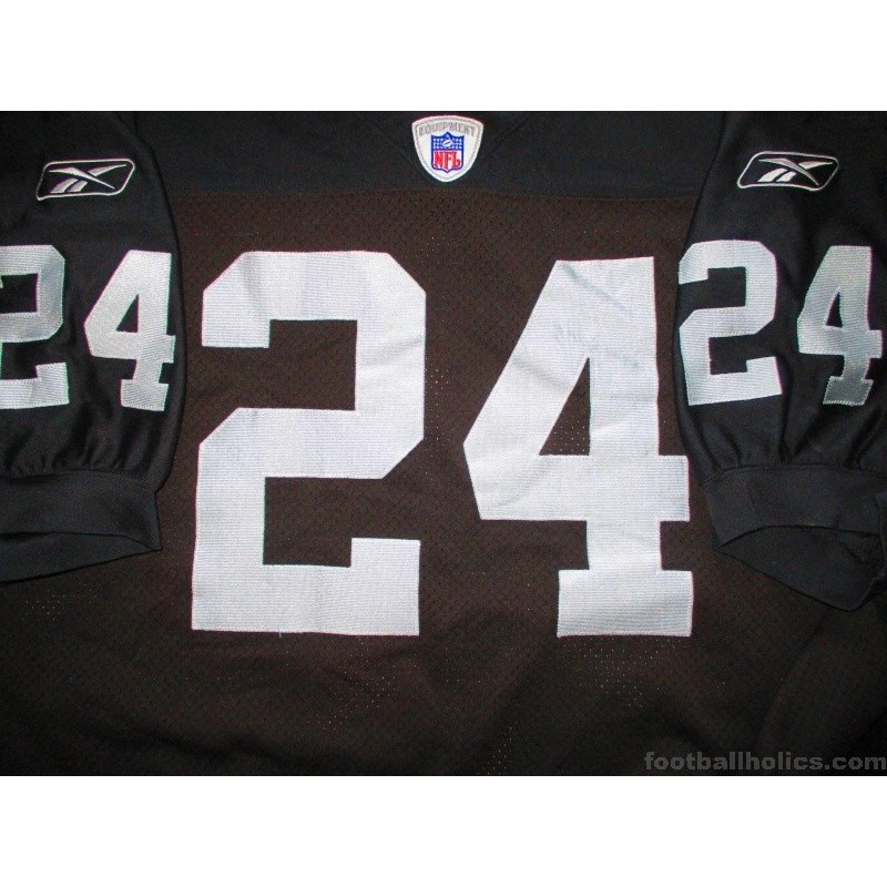 Vintage Nike Team Oakland Raiders #24 Charles Woodson NFL Football Jersey  Vegas