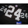 1998-2005 Oakland Raiders Reebok Authentic Home Jersey Charles Woodson #24