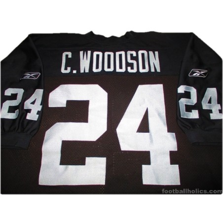 Oakland Raiders Charles Woodson Nike Authentic Jersey 44 L Vintage Stitched  NFL