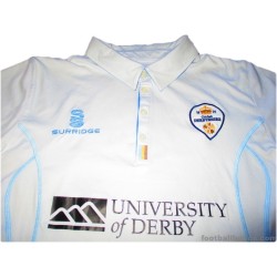 2013 Derbyshire Cricket Surridge First Class Shirt Match Worn Whiteley #44