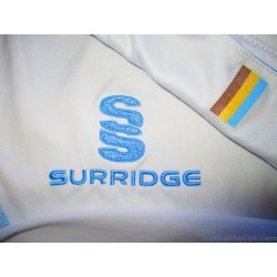 2013 Derbyshire Cricket Surridge First Class Shirt Match Worn Whiteley #44