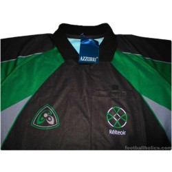 2007-09 Gaelic Athletic Association (Cumann Lúthchleas Gael Réiteoir) Azzurri Match Issue Referee Black Jersey *w/tags*
