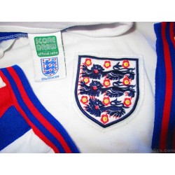 1974-80 England Score Draw Retro Home Shirt