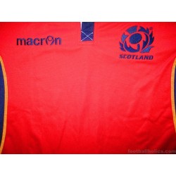 2014-15 Scotland Rugby Macron Pro Away Shirt