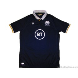 2020-21 Scotland Rugby Macron Pro Home Shirt