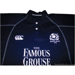 2005-06 Scotland 7's Rugby Canterbury Pro Home Shirt